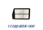 Filtro 17220-Rta-000 del aire acondicionado del coche del reemplazo del filtro de aire de la cabina del pasajero de Honda